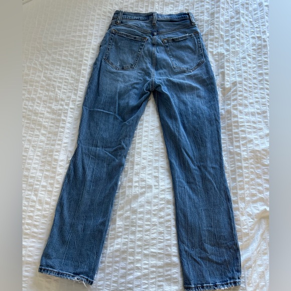 Abercrombie Curve Love The Ankle Straight Ultra High Rise - Picture 2 of 4